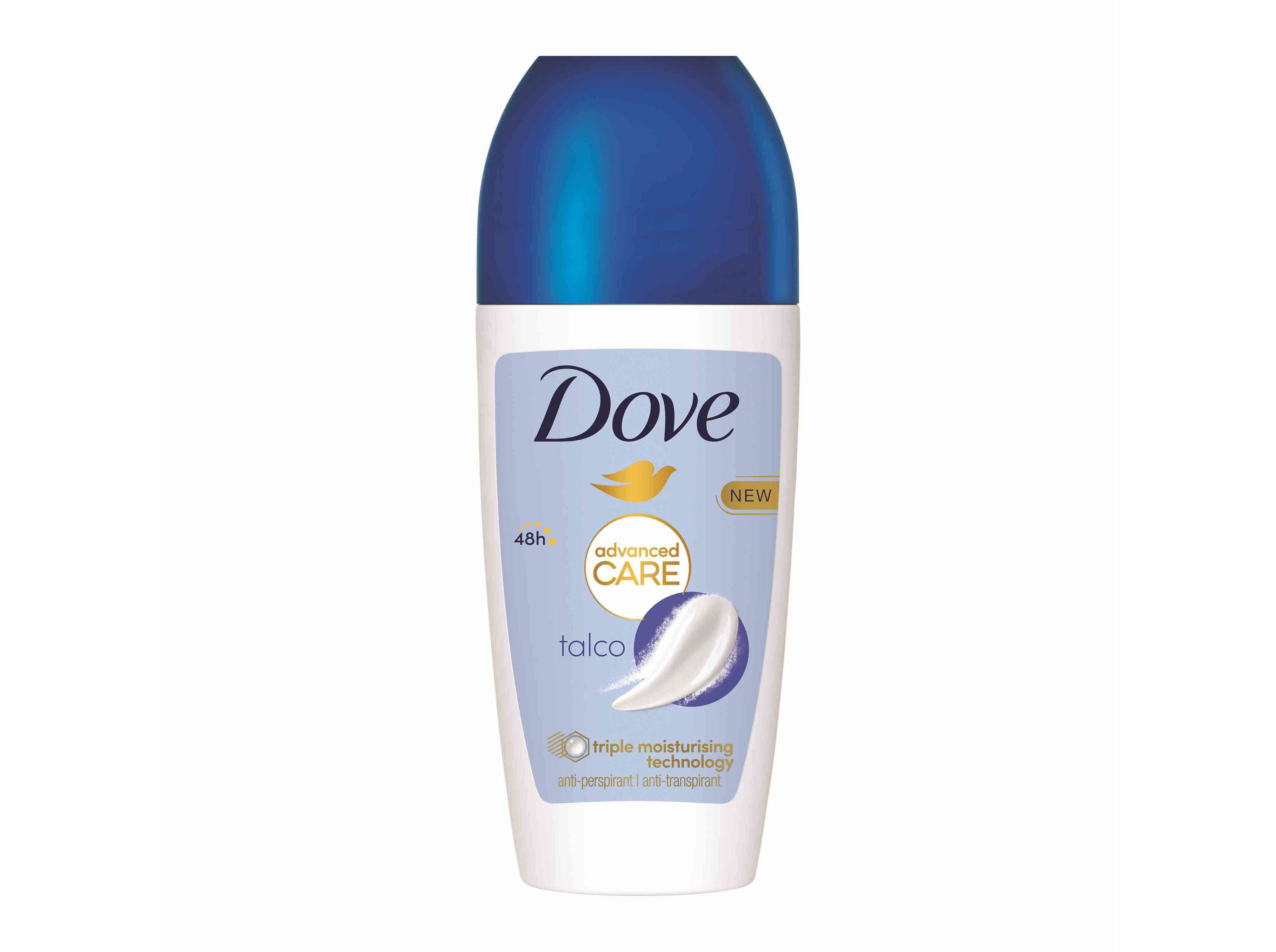 DESODORIZANTE ROLL ON DOVE ADVANCED TALC SOFT 50ML image number 1