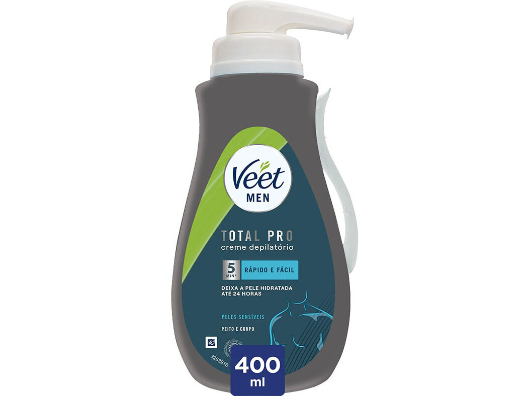 CREME VEET DEPILAT&Oacute;RIO MEN PELES SENS&Iacute;VEIS 400ML