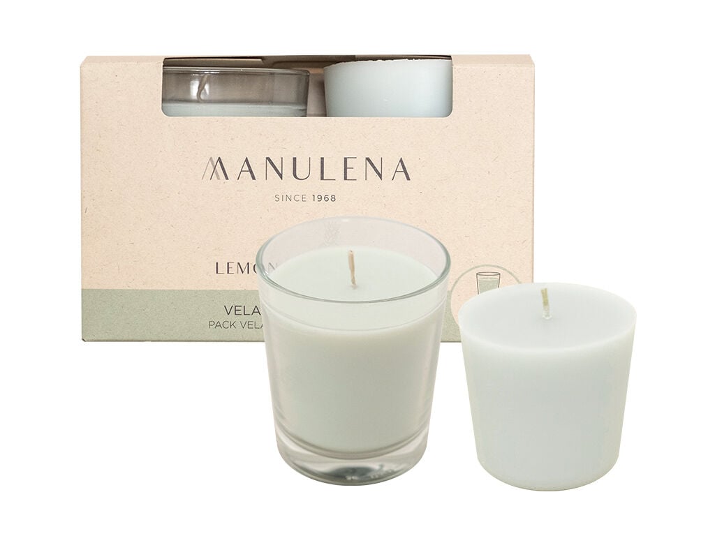 VELA ELIMINA ODORES MANULENA LEMON & PINEAPPLE 140G image number 0