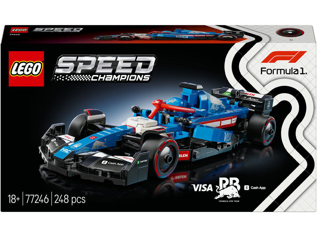 CARRO CORRIDA VISA CASH APP RB VCARB 01 F1&reg; LEGO SPEED CHAMPIONS 77246 image number 0