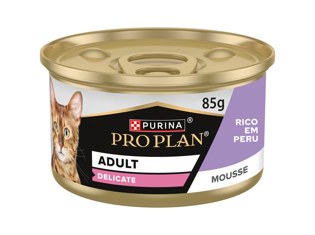 COMIDA H&Uacute;MIDA GATO PRO PLAN DELICATE MOUSSE PERU 85G image number 0