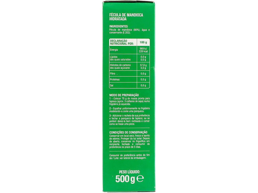 TAPIOCA AUCHAN HIDRATADA 500G image number 2