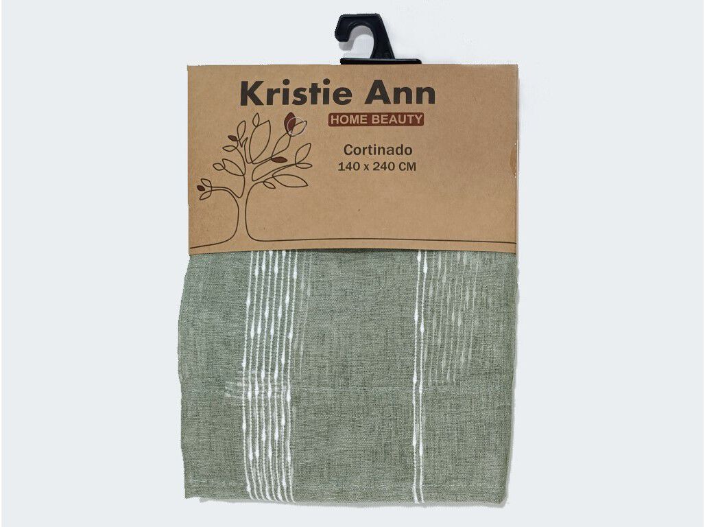 CORTINADO HARMONY VERDE 140X240CM