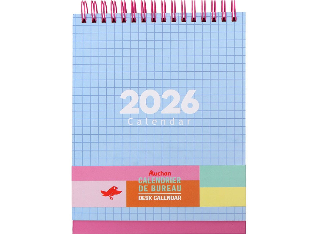 CALEND&Aacute;RIO SECRETARIA AUCHAN VINTAGE PALETTE