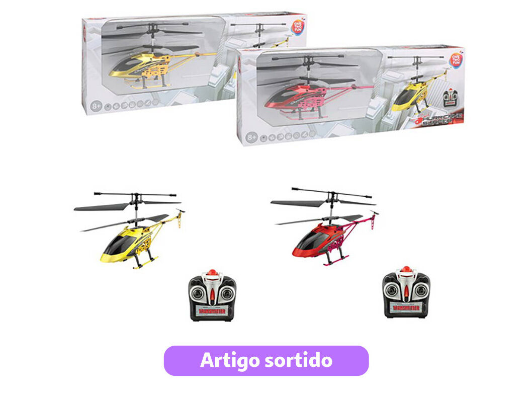 HELIC&Oacute;PTERO TELECOMANDADO ONE TWO FUN 30CM MODELOS SORTIDOS
