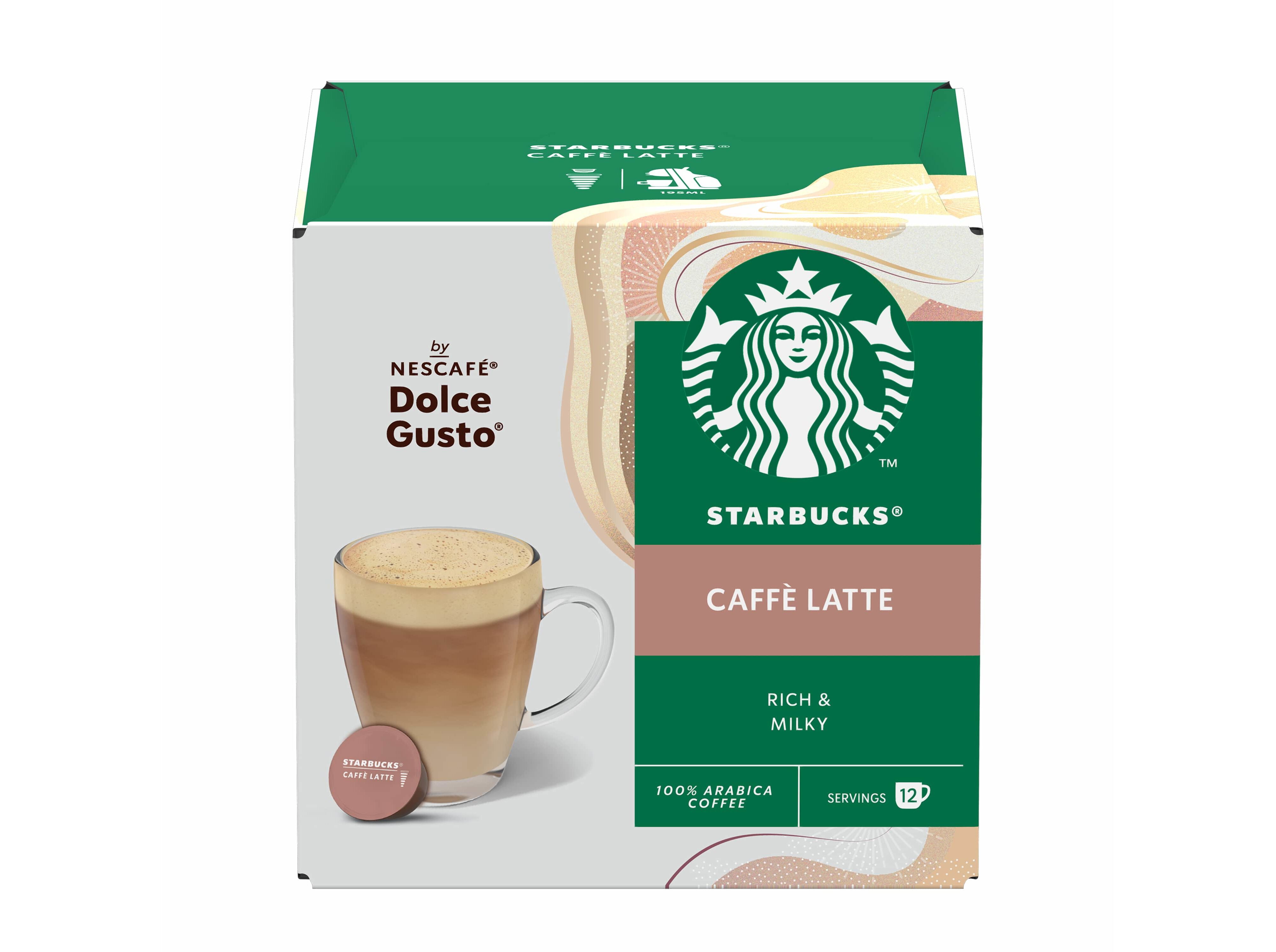 C&Aacute;PSULAS STARBUCKS DOLCE GUSTO CAFF&Eacute; LATTE 12UN image number 0