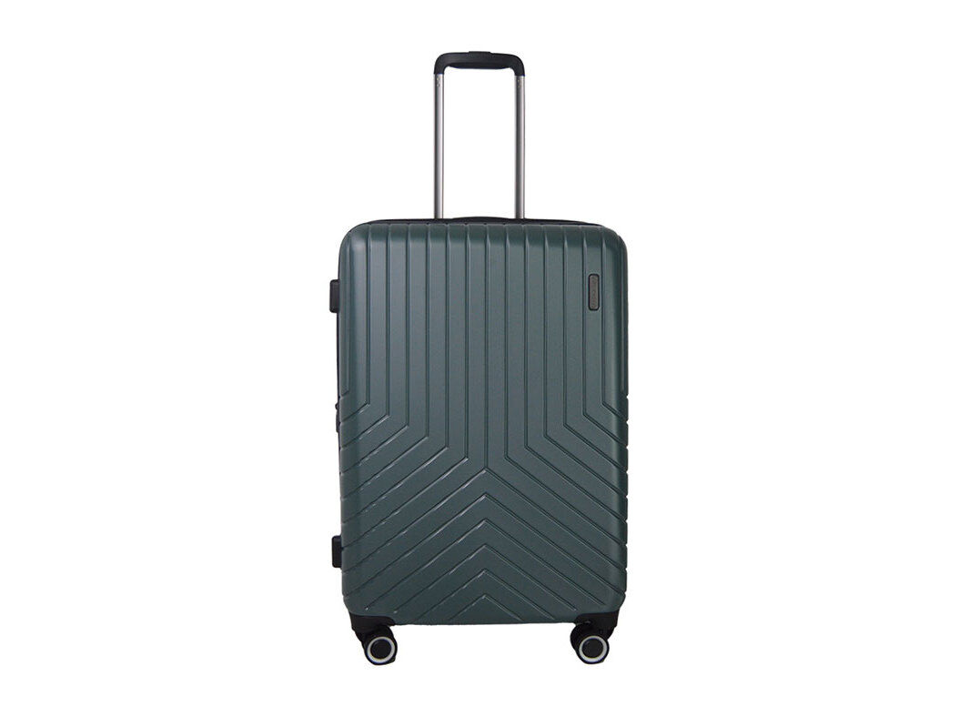 MALA DE VIAGEM R&Iacute;GIDA AIRPORT VERDE METAL 8 RODAS 45X67X27CM image number 0