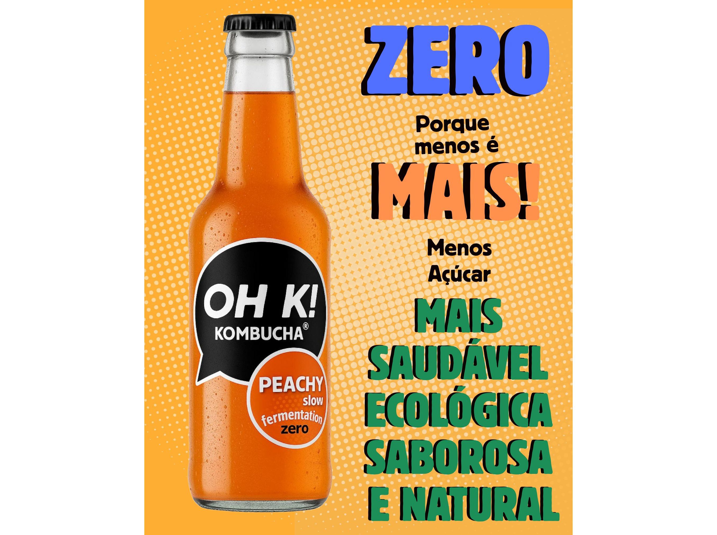 KOMBUCHA BIO OH K! PEACHY (P&Ecirc;SSEGO) 330ML image number 3