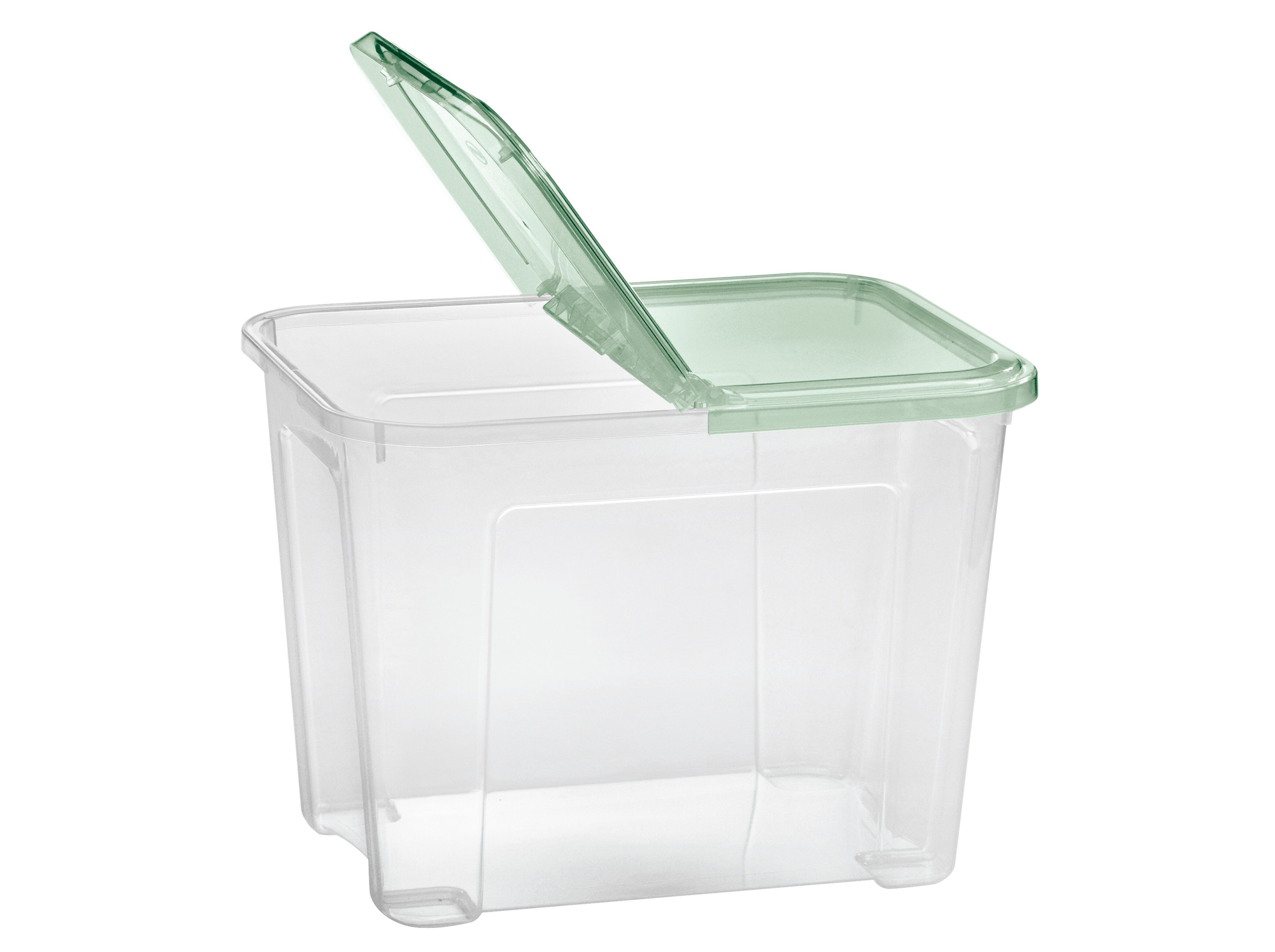 CAIXA PARA ARRUMA&Ccedil;&Atilde;O ACTUEL COM ABERTURA DUPLA 18L