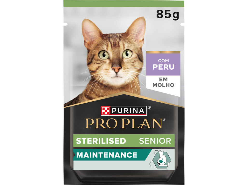 COMIDA H&Uacute;M GATO PRO PLAN S&Eacute;NIOR ESTERILIZADO PERU 85G