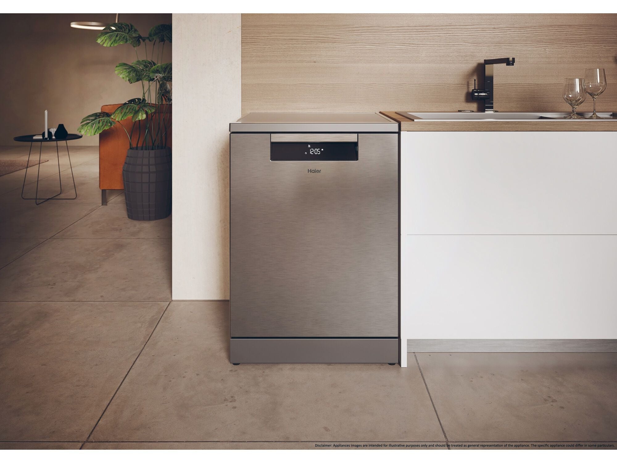 M&Aacute;QUINA DE LAVAR LOI&Ccedil;A HAIER XF 5C4M1X C INOX 15 CONJUNTOS image number 9