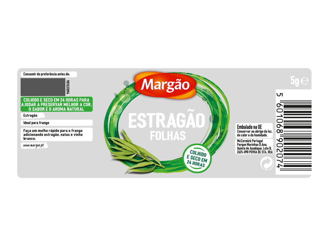 ERVAS MARG&Atilde;O AROM&Aacute;TICAS ESTRAG&Atilde;O FOLHA 5G image number 1