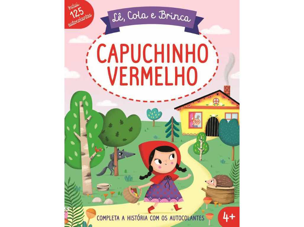 LIVRO L&Ecirc;COLA E BRINCA: CAPUCHINHO VERMELHO image number 0