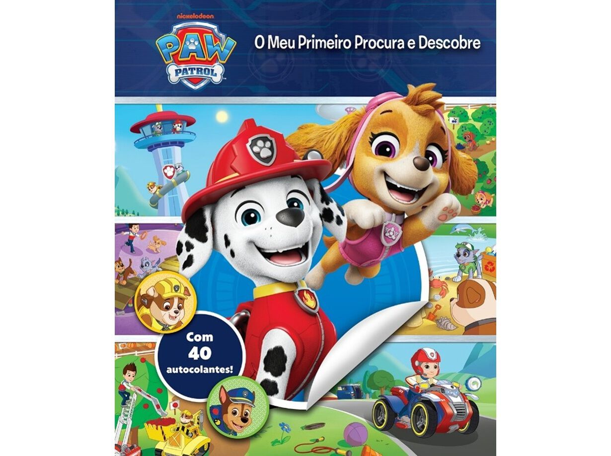 LIVRO PATRULHA PATA - O MEU PRIMEIRO PROCURA E DESCOBRE NICKELODEON PI KIDS image number 0