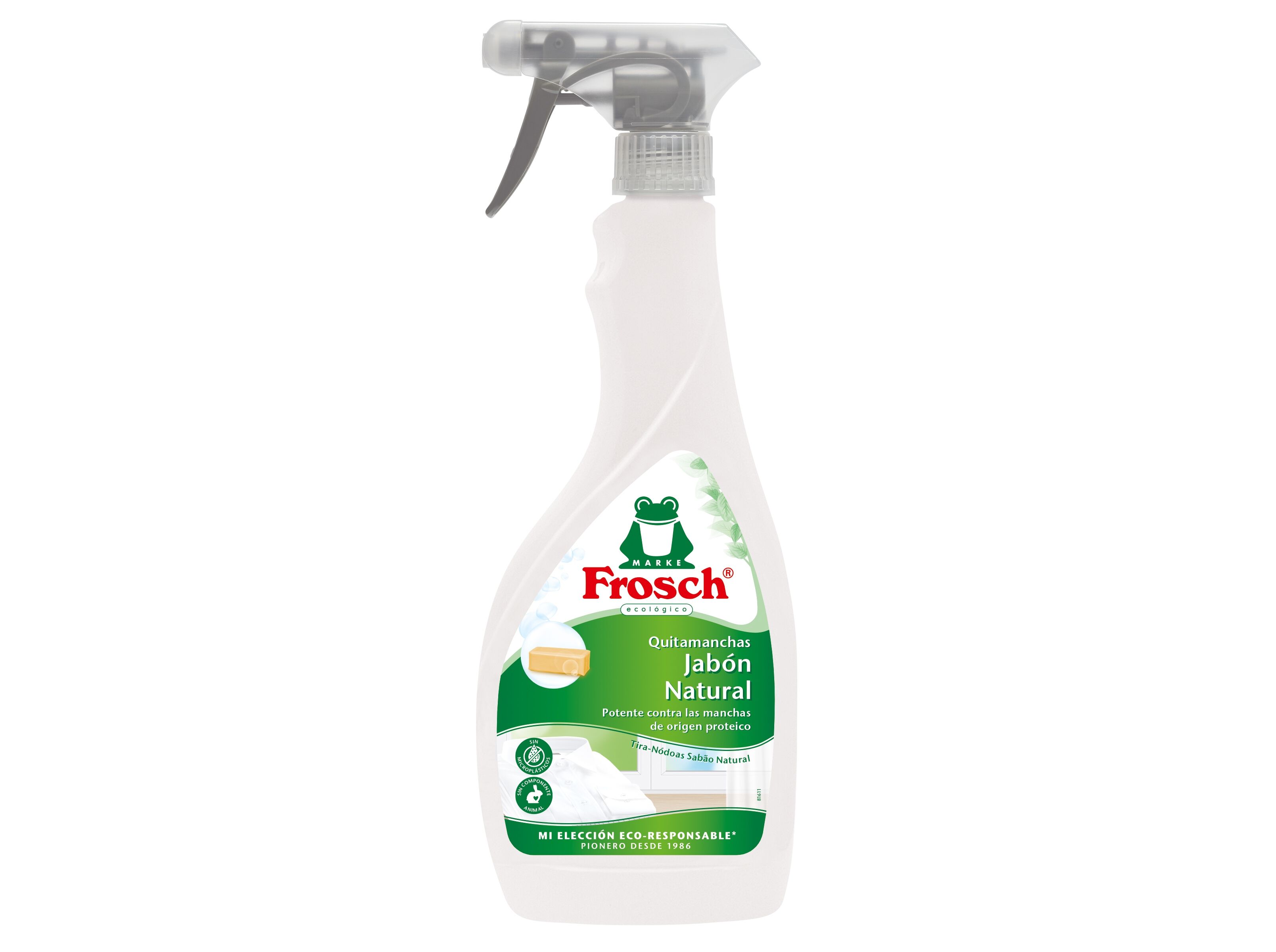 TIRA N&Oacute;DOAS FROSCH SPRAY SAB&Atilde;O NATURAL 0.5L image number 0