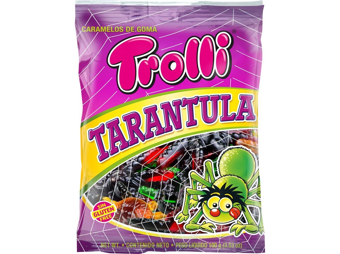 GOMAS TROLLI TARANTULAS 100G