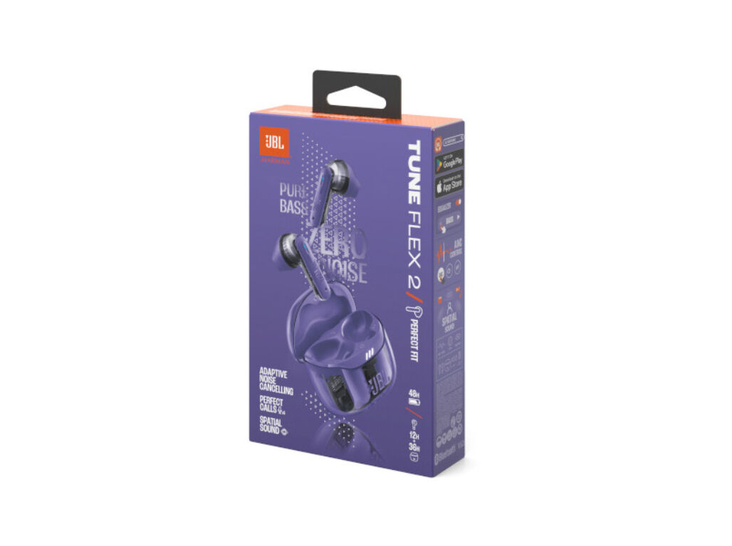 AURICULARES JBL TUNE FLEX 2 ROXO GHOST image number 12