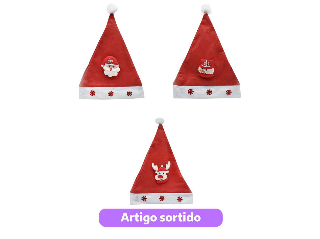 CHAP&Eacute;U PAI NATAL ACTUEL COM LED MODELOS SORTIDOS image number 0