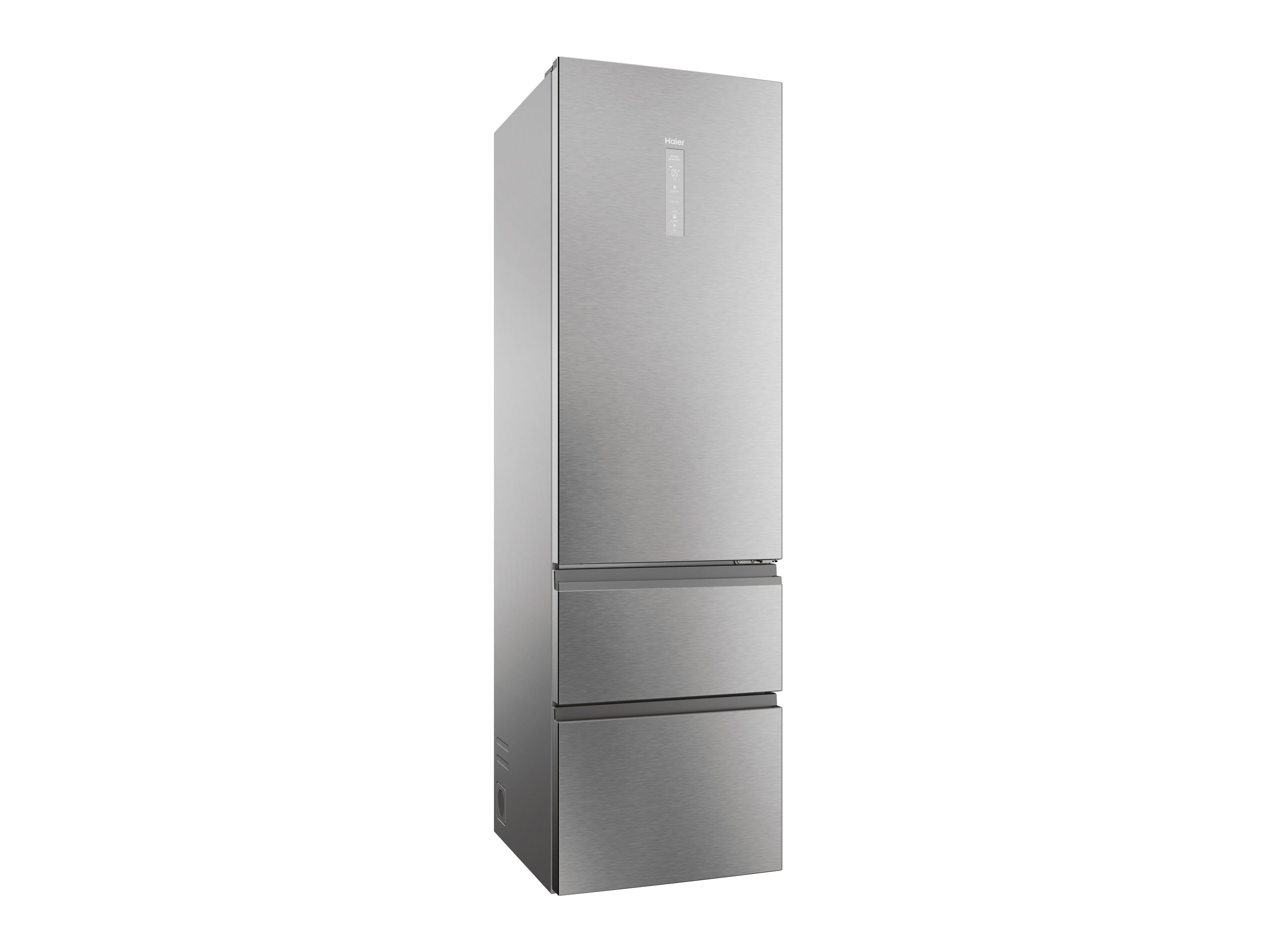 FRIGOR&Iacute;FICO COMBINADO 3 PORTAS HAIER HTW5620ENMG (NO FROST E 2.05CM 414L INOX) image number 2