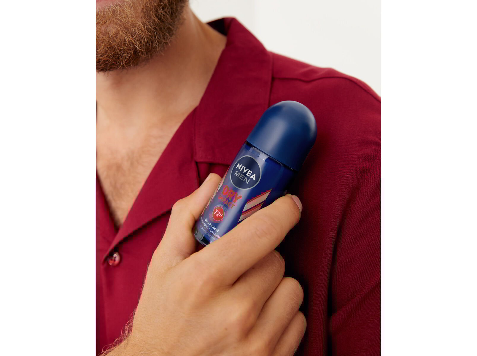 DESODORIZANTE ROLL-ON DRY IMPACT NIVEA MEN 50 ML image number 2