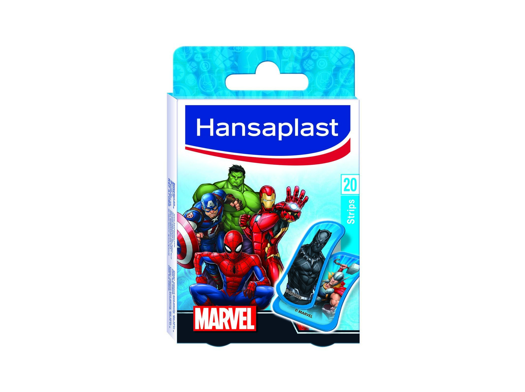 Pensos de Feridas para Crian&ccedil;as Marvel 2 Tamanhos HANSAPLAST 20 un image number 1