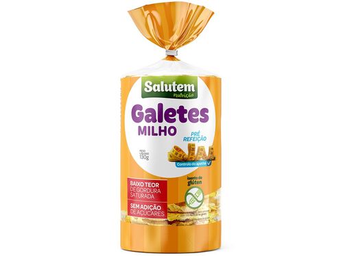 GALETES SALUTEM MILHO FINÍSSIMAS COM SAL 130G image number 0