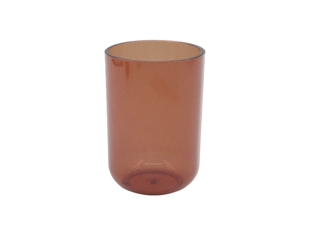 COPO PL&Aacute;STICO ACTUEL AMBAR