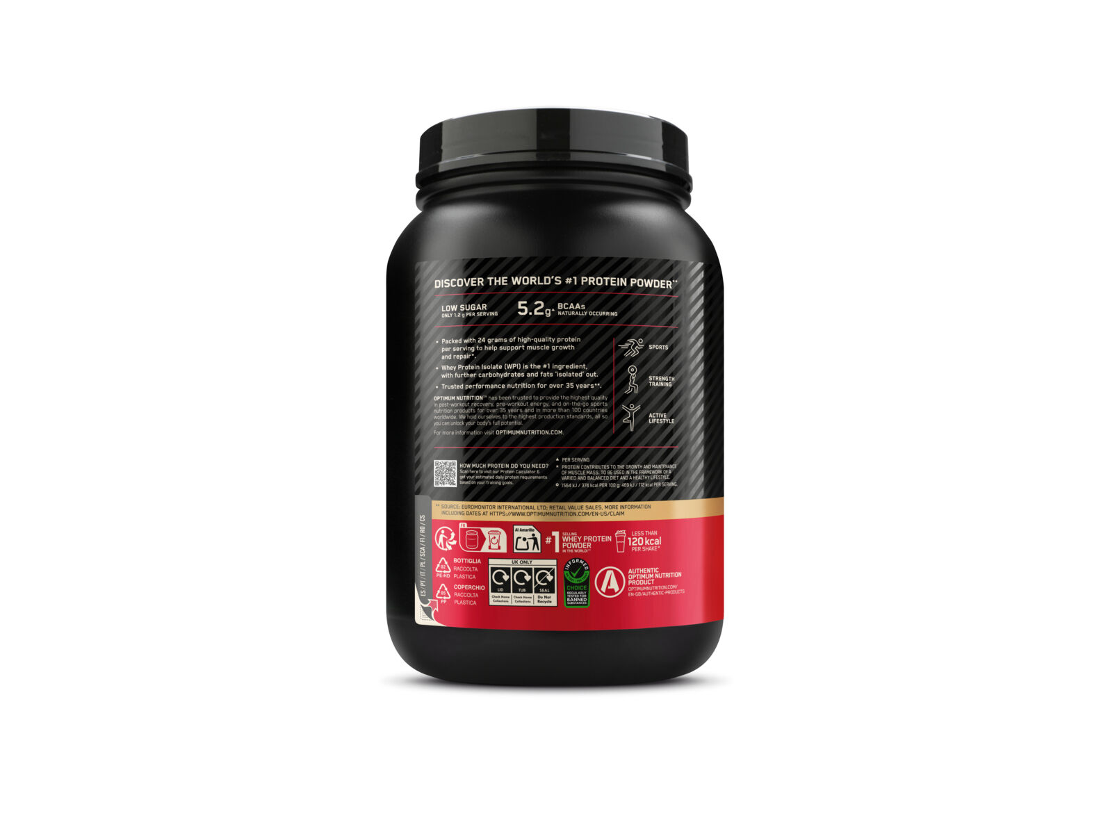 WHEY PROTEIN OPTIMUM NUTRITION BAUNILHA 780G image number 1