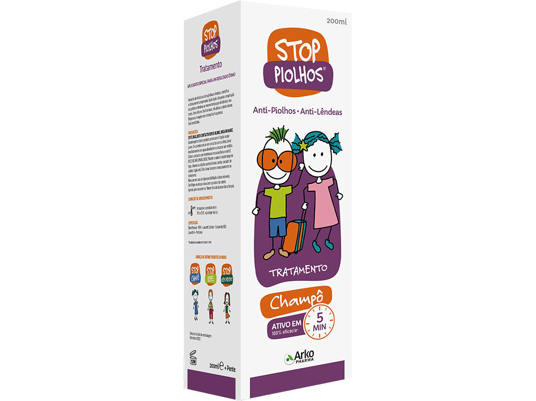 CHAMP&Ocirc; STOP PIOLHOS TRATAMENTO 200ML