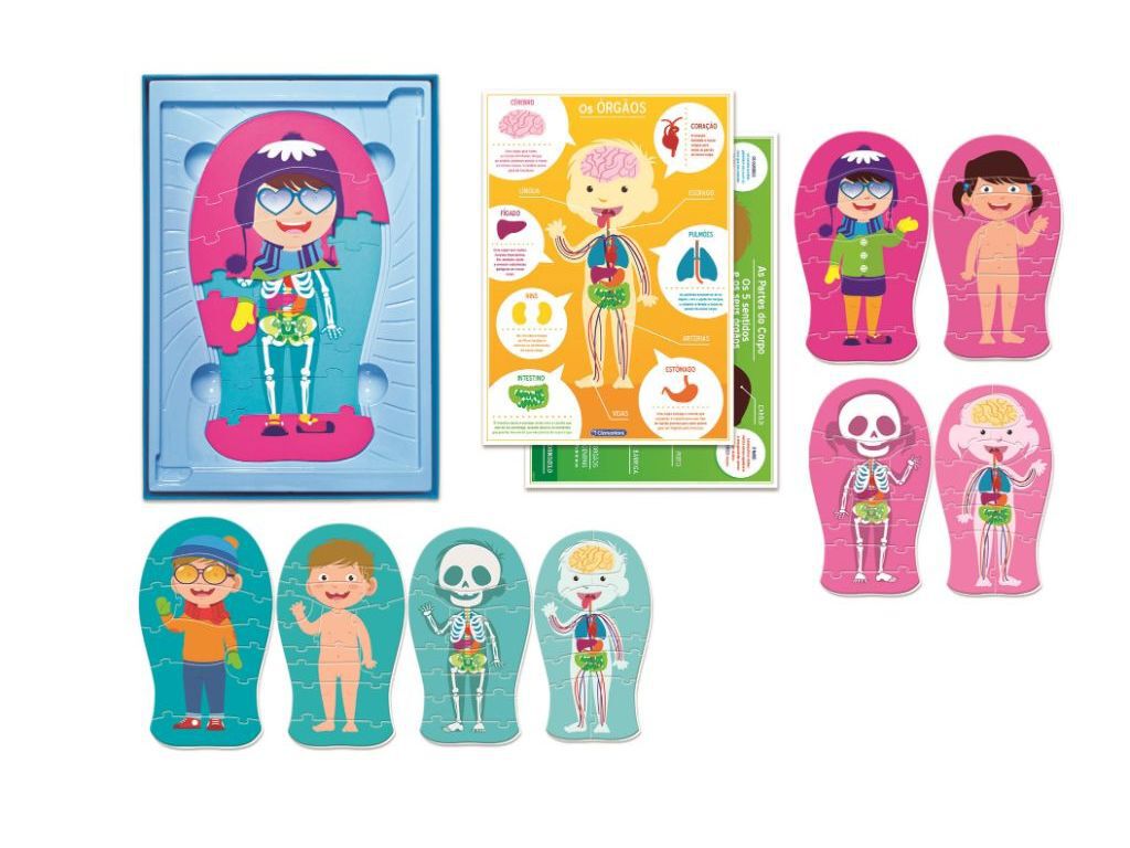 JOGO O CORPO HUMANO CLEMENTONI image number 1