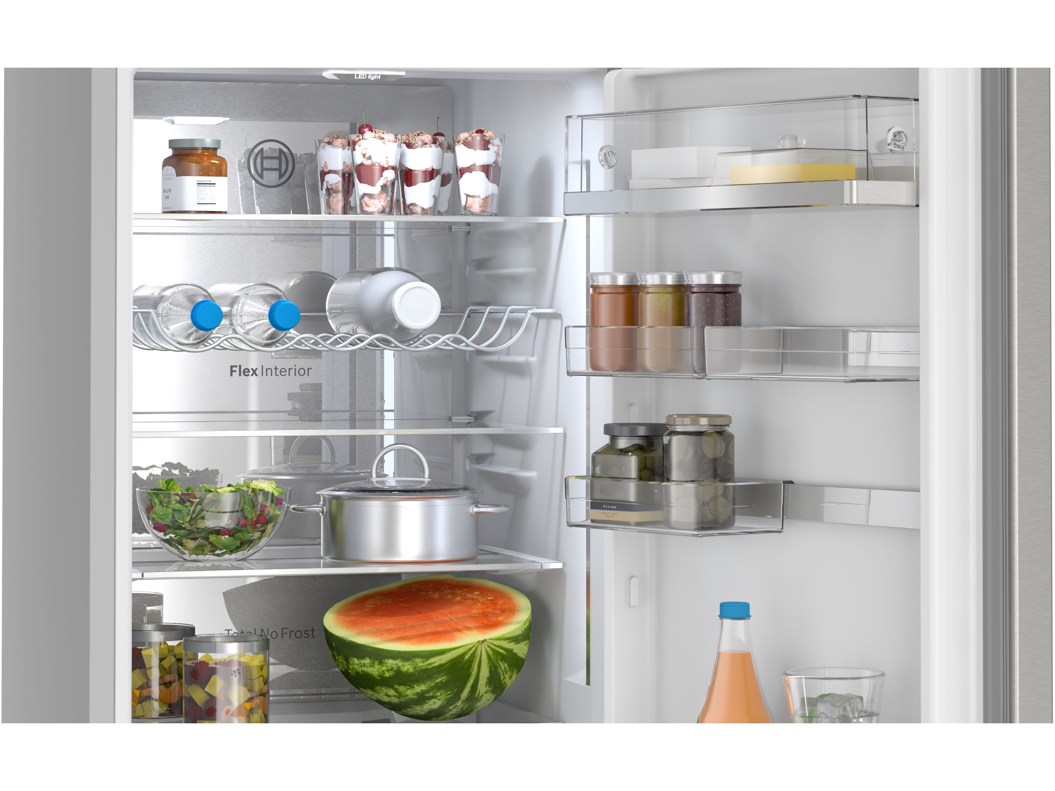 FRIGOR&Iacute;FICO COMBINADO BOSCH KGN39AIAU (NO FROST A 203CM 363L INOX) image number 2