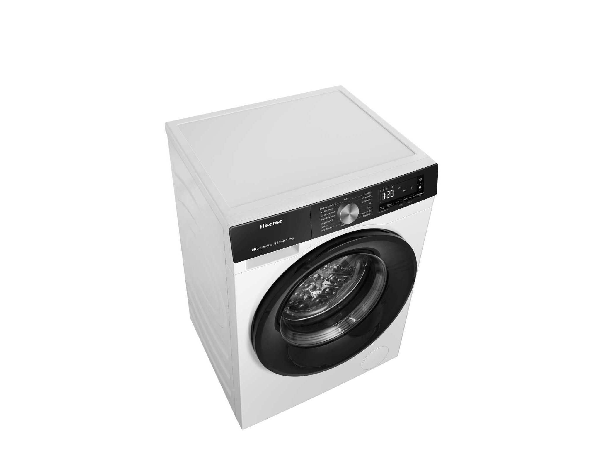 M&Aacute;QUINA DE LAVAR ROUPA HISENSE WF3S9045BW3 - BRANCO A 9KG image number 4