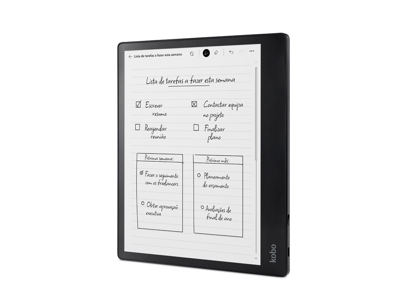 BUNDLE EREADER KOBO ELIPSA 2E 10.3'' + CANETA KOBO STYLUS 2 image number 4