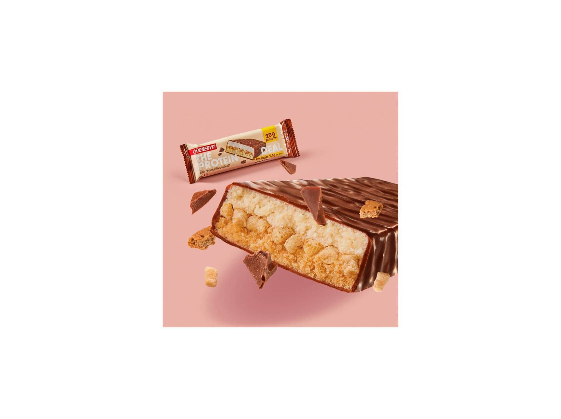 BARRA PROTEINA ENERVIT COOKIES 55GR image number 1