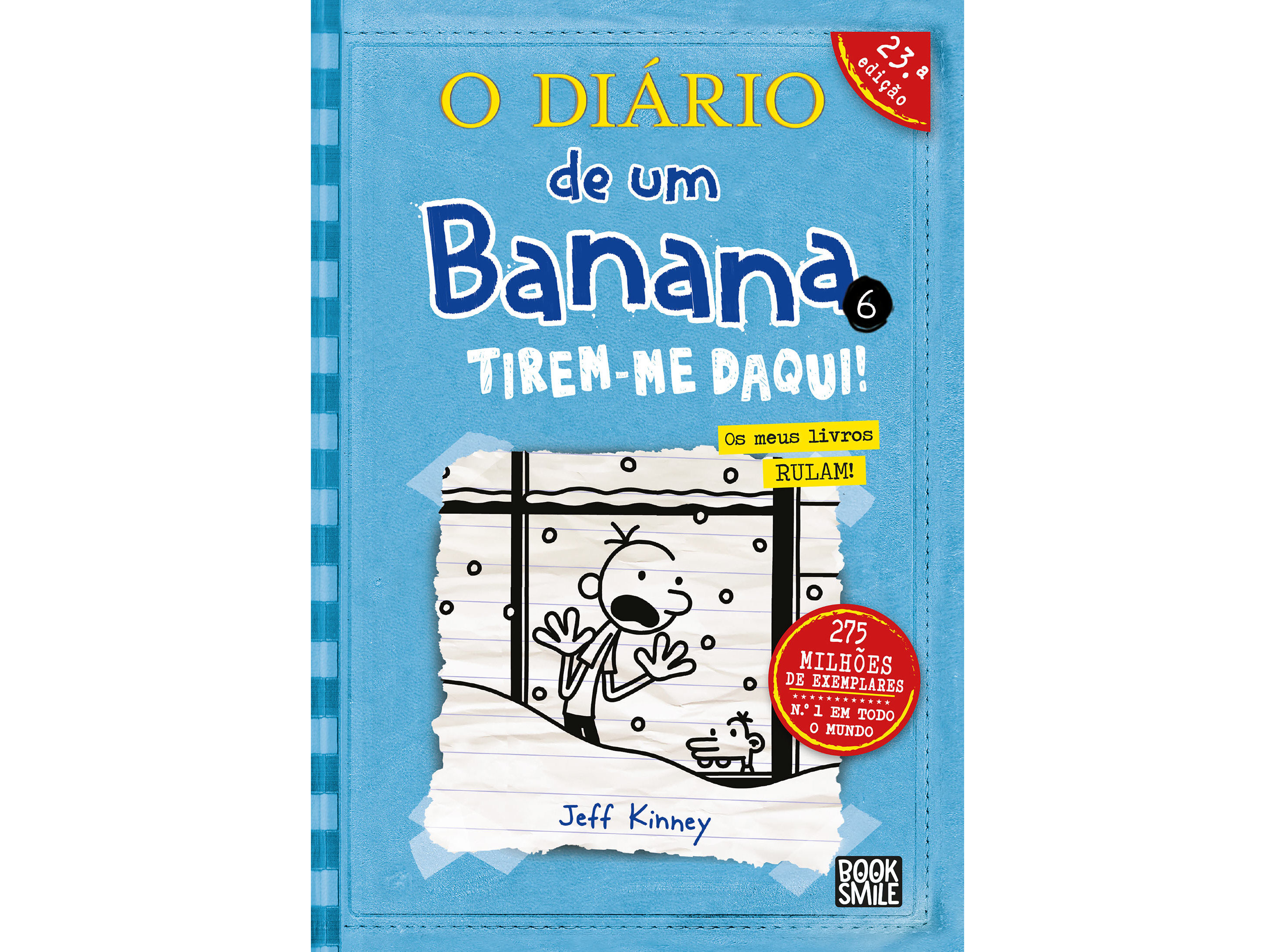 LIVRO O DI&Aacute;RIO DE UM BANANA 6 TIREM-ME DAQUI!- - JEFF KINNEY