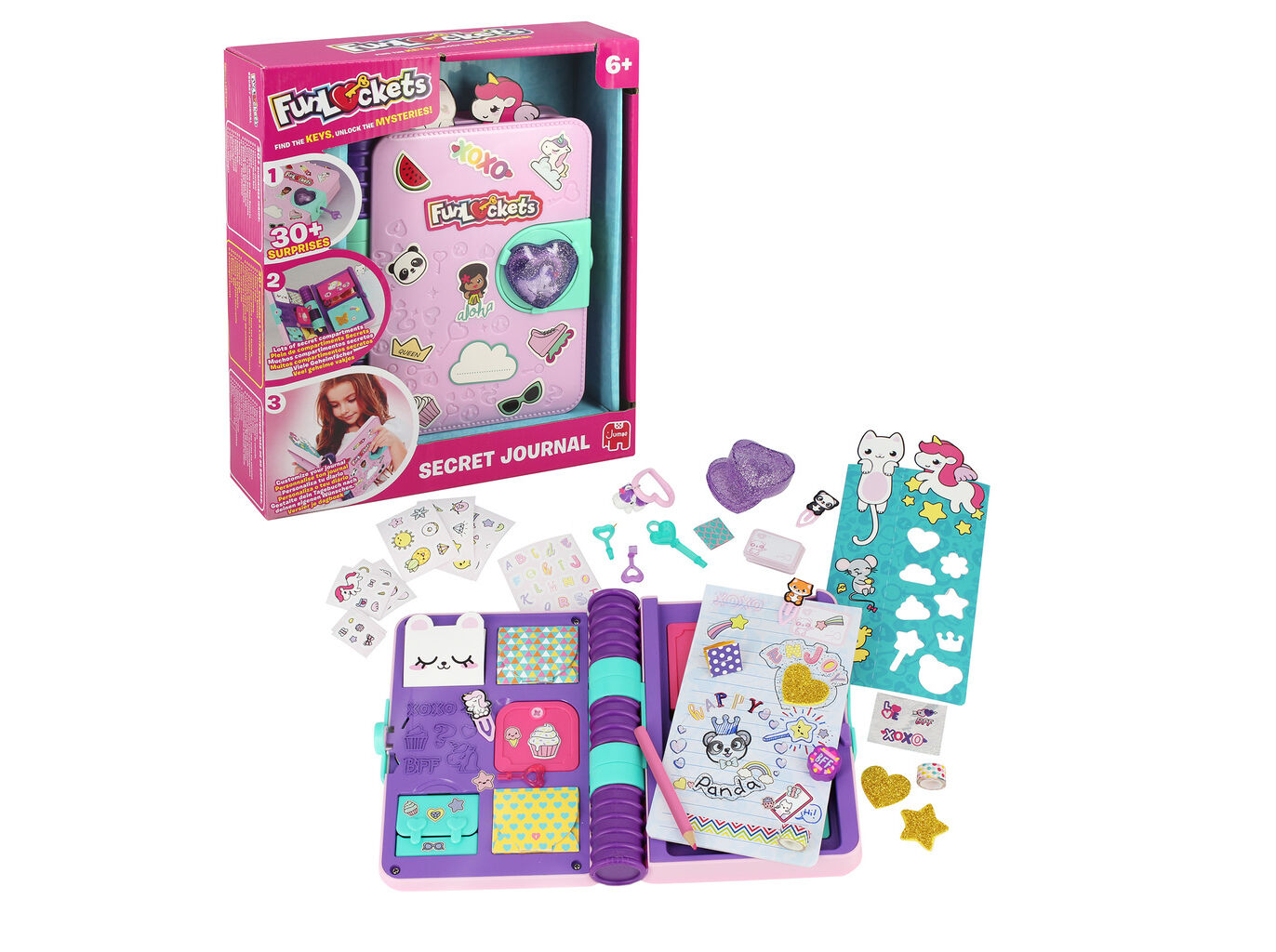 SECRET JOURNAL FUNLOCKETS JUMBO image number 1