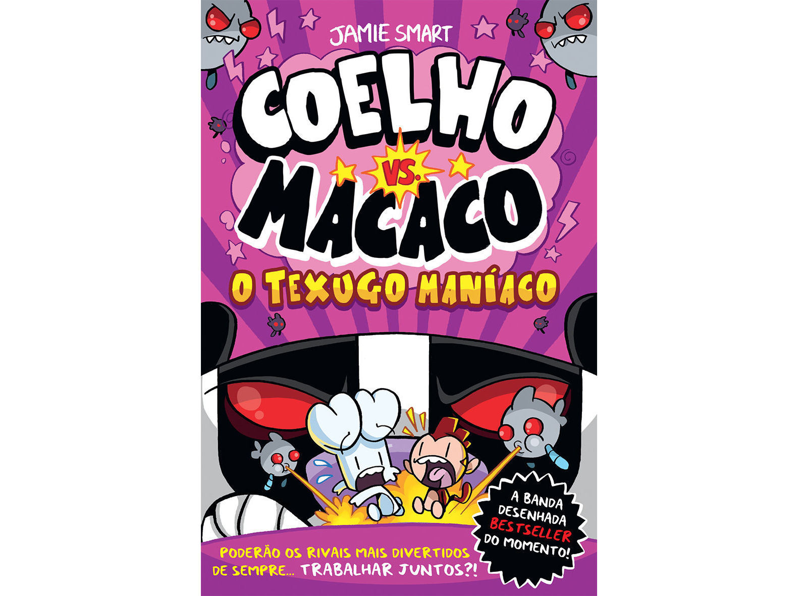 LIVRO COELHO VS. MACACO - O TEXUGO MAN&Iacute;ACO image number 1
