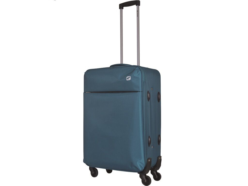 MALA DE VIAGEM M&Eacute;DIA FLEX&Iacute;VEL AIRPORT VERDE 4 RODAS 65CM