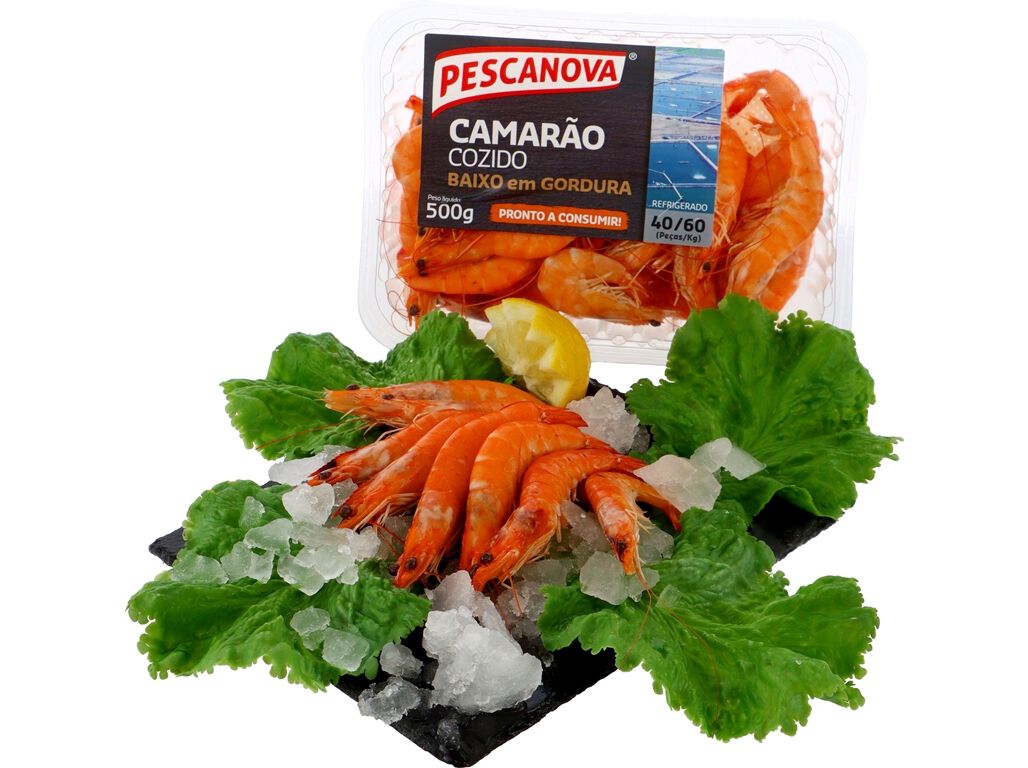 CAMAR&Atilde;O COZIDO 40/60 PESCANOVA 500 GR