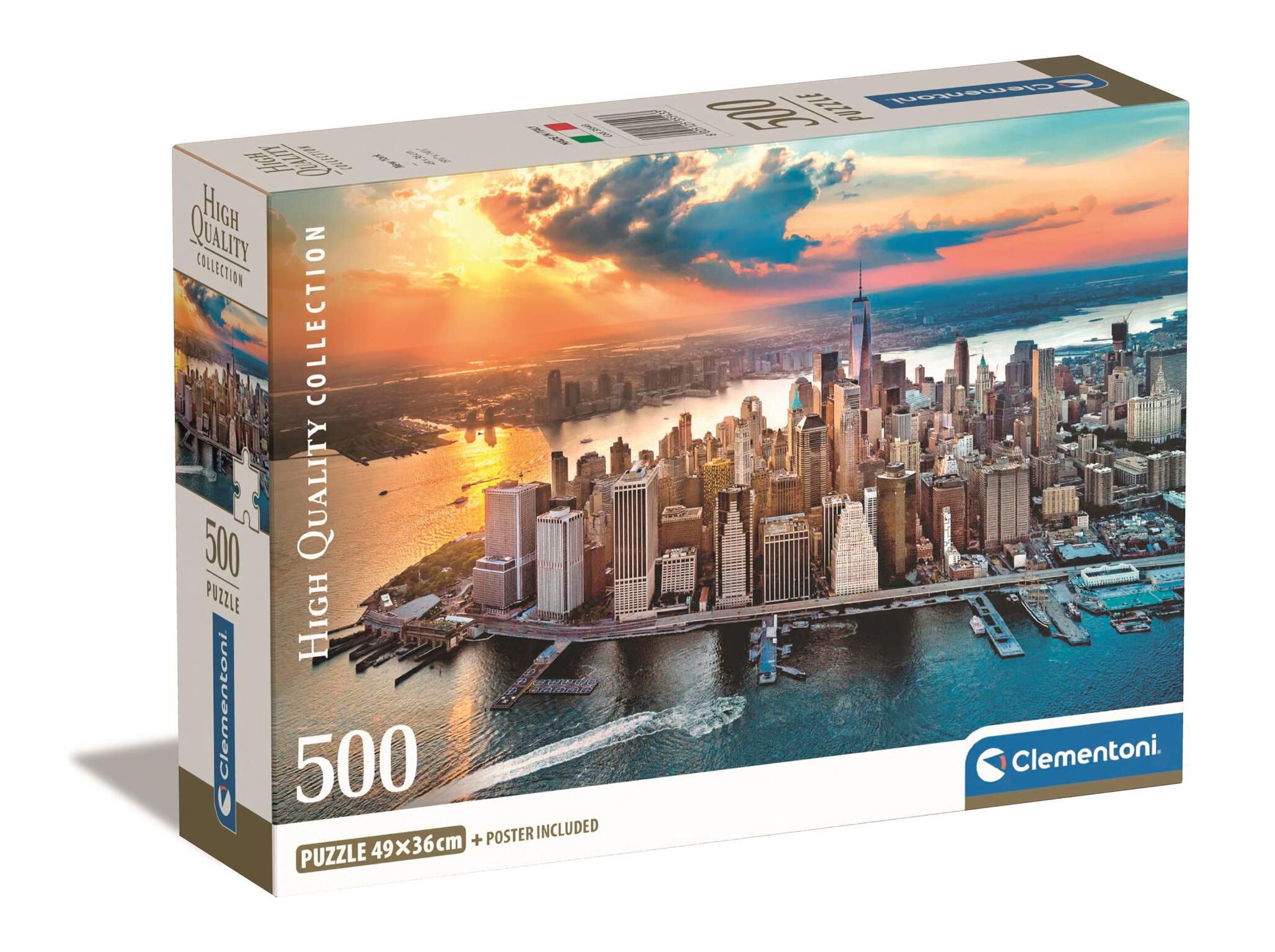 PUZZLE NEW YORK CLEMENTONI 500 PE&Ccedil;AS image number 0
