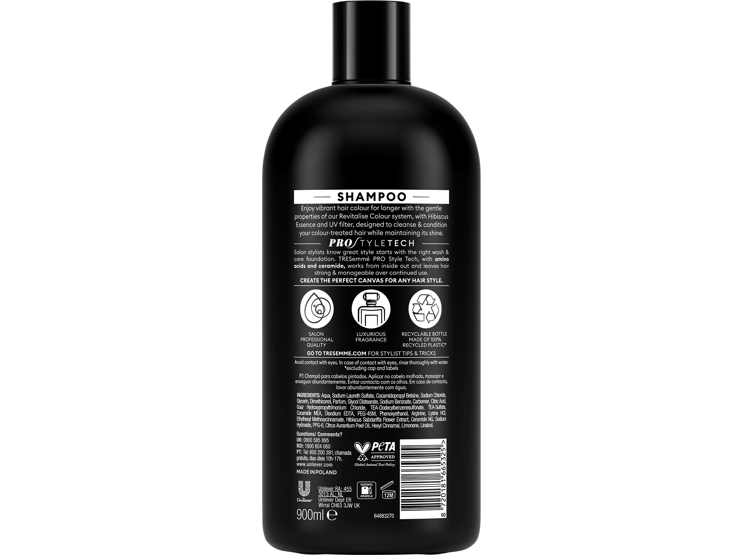 CHAMP&Ocirc; TRESEMME COLOR REVITALIZE 900ML image number 1