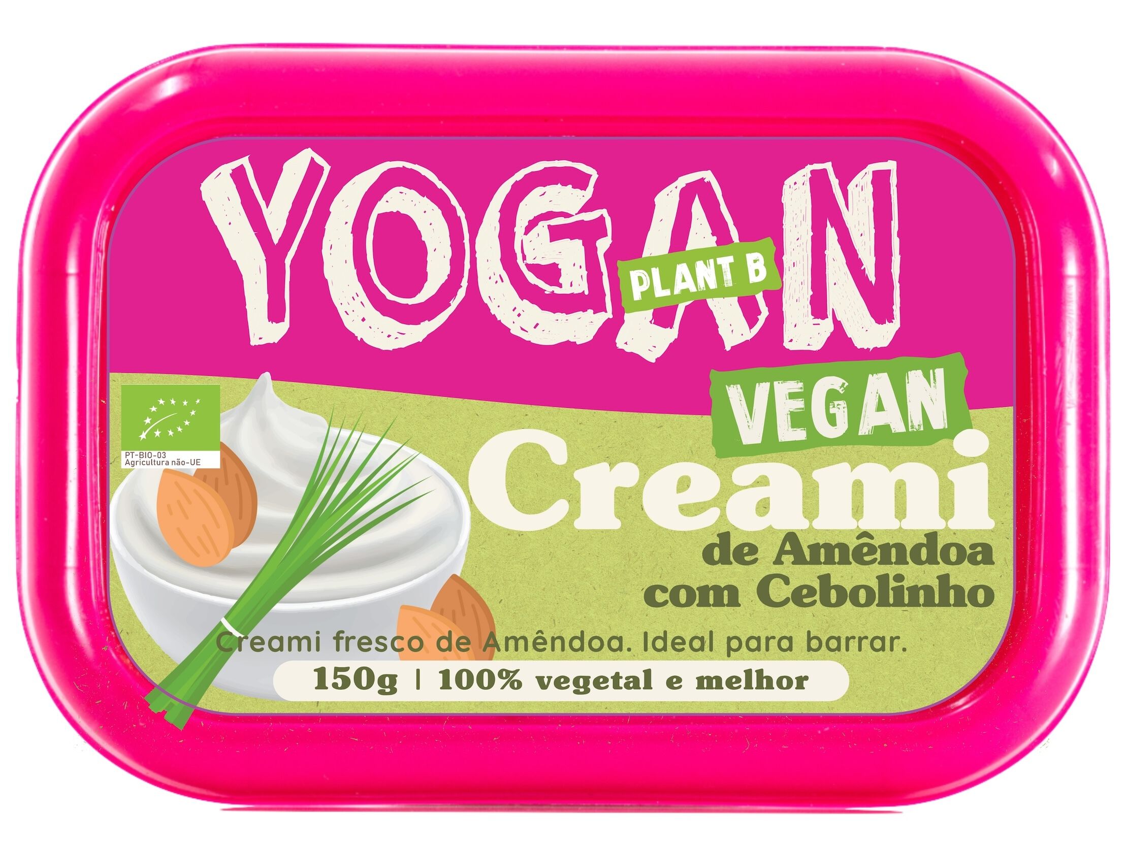 CREME DE AMENDOA YOGAN COM CEBOLINHO VEGAN BIO 150G