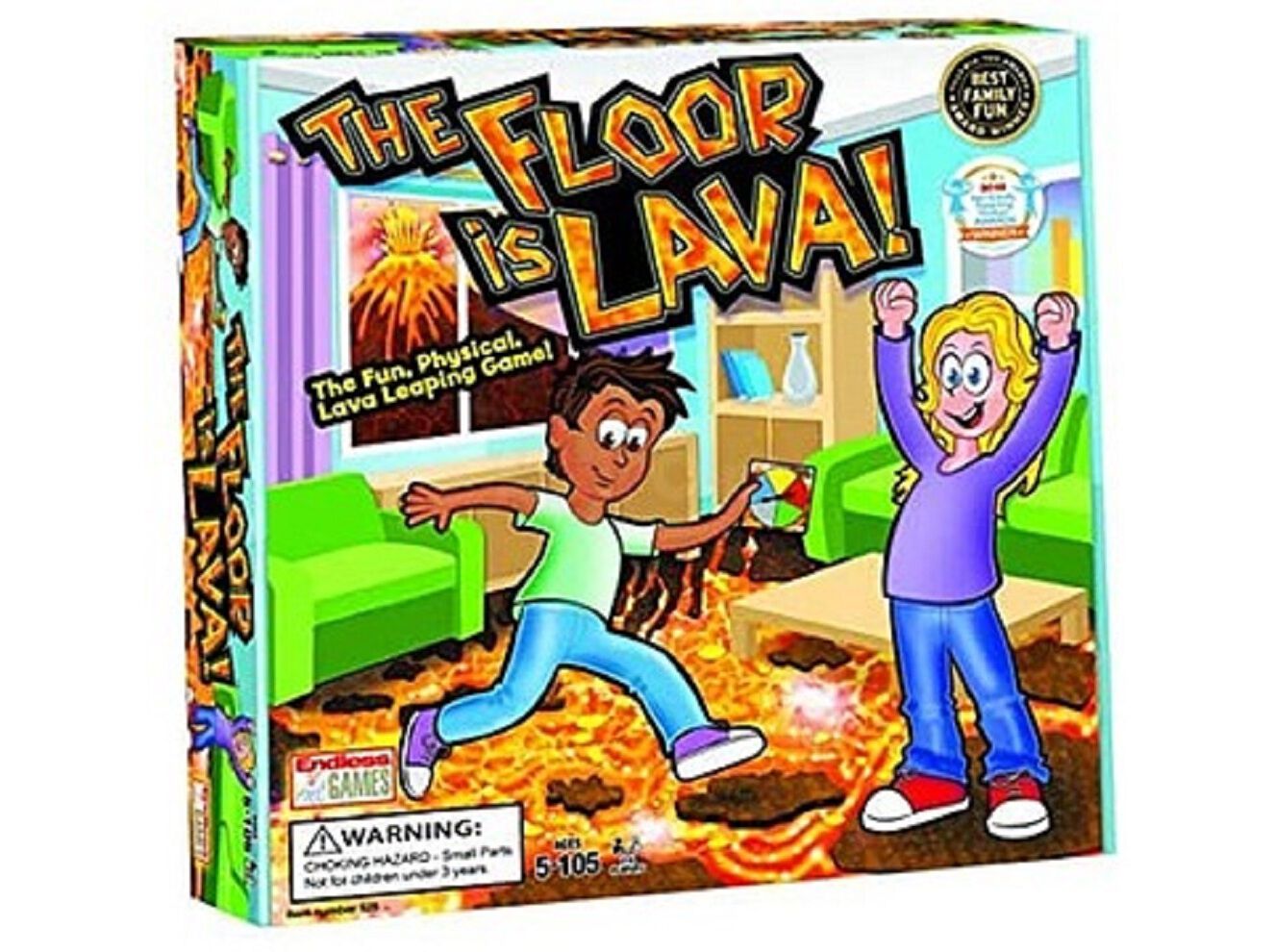 Jogo Infantil GOLIATH Floor is Lava (Idade Mínima: ‍5 Anos - Dificuldade:  Baixa)