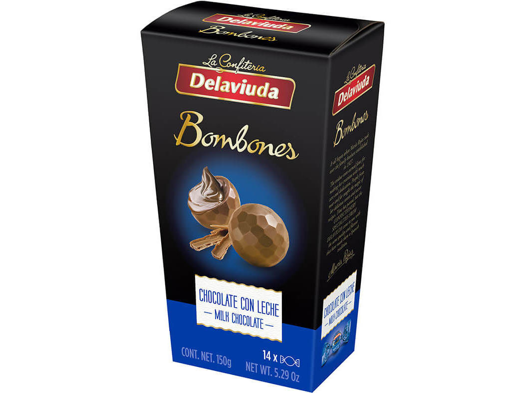 BOMBONS DELAVIUDA CHOCOLATE DE LEITE 150G image number 0