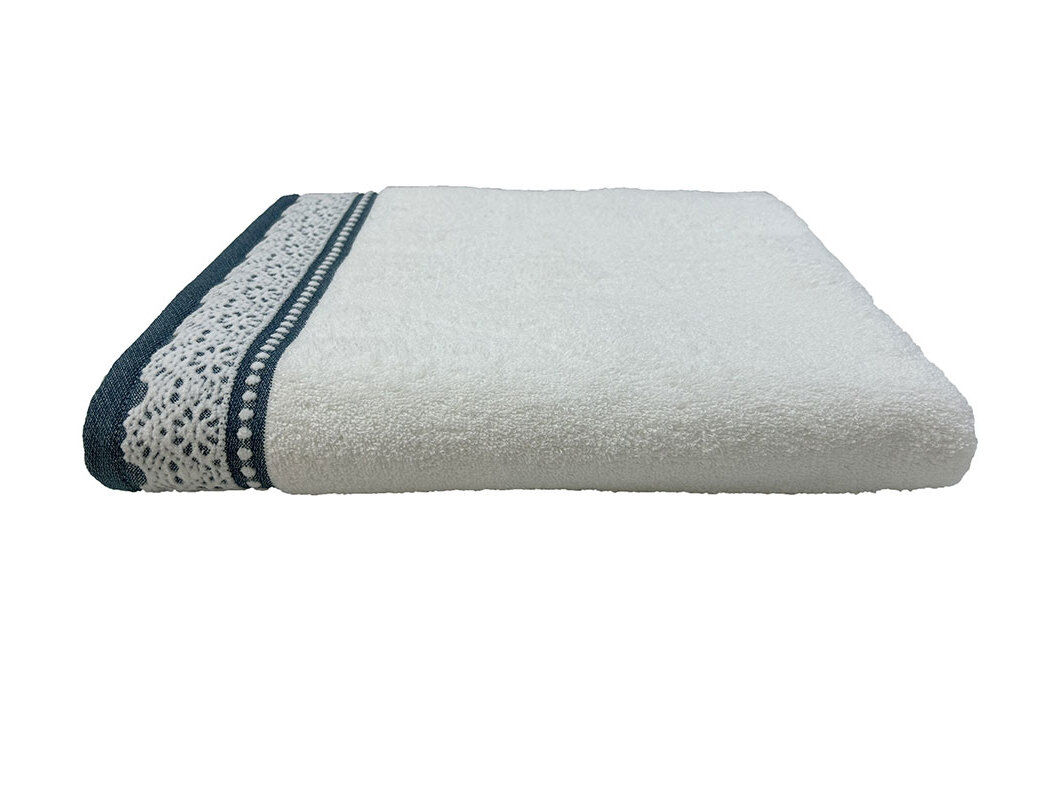 LEN&Ccedil;OL DE BANHO MUNDOTEXTIL PETROLEO 100X150 CM