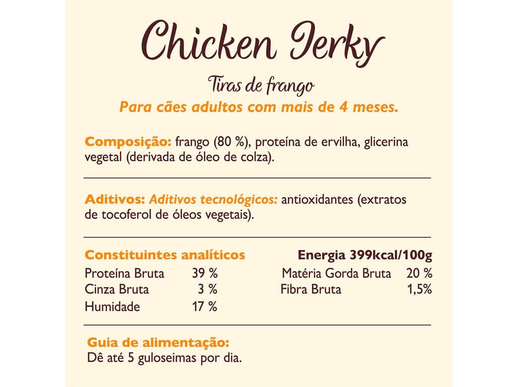 SNACKS C&Atilde;O LILY'S KITCHEN FRANGO JERKY 70G image number 3