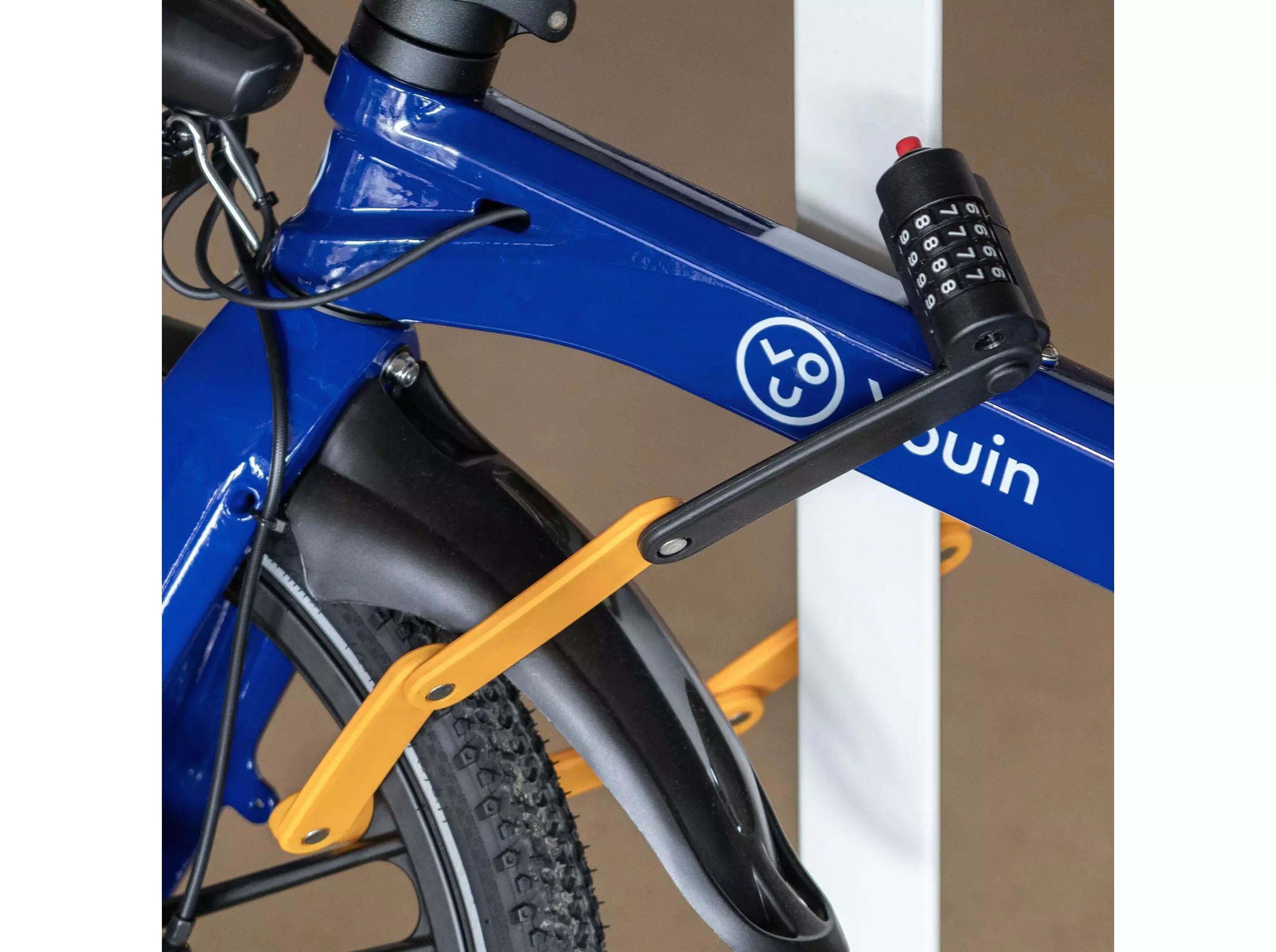 CADEADO DE SEGURAN&Ccedil;A YOUIN PARA TROTINETE E BICICLETA (DOBR&Aacute;VEL COM C&Oacute;DIGO) image number 2