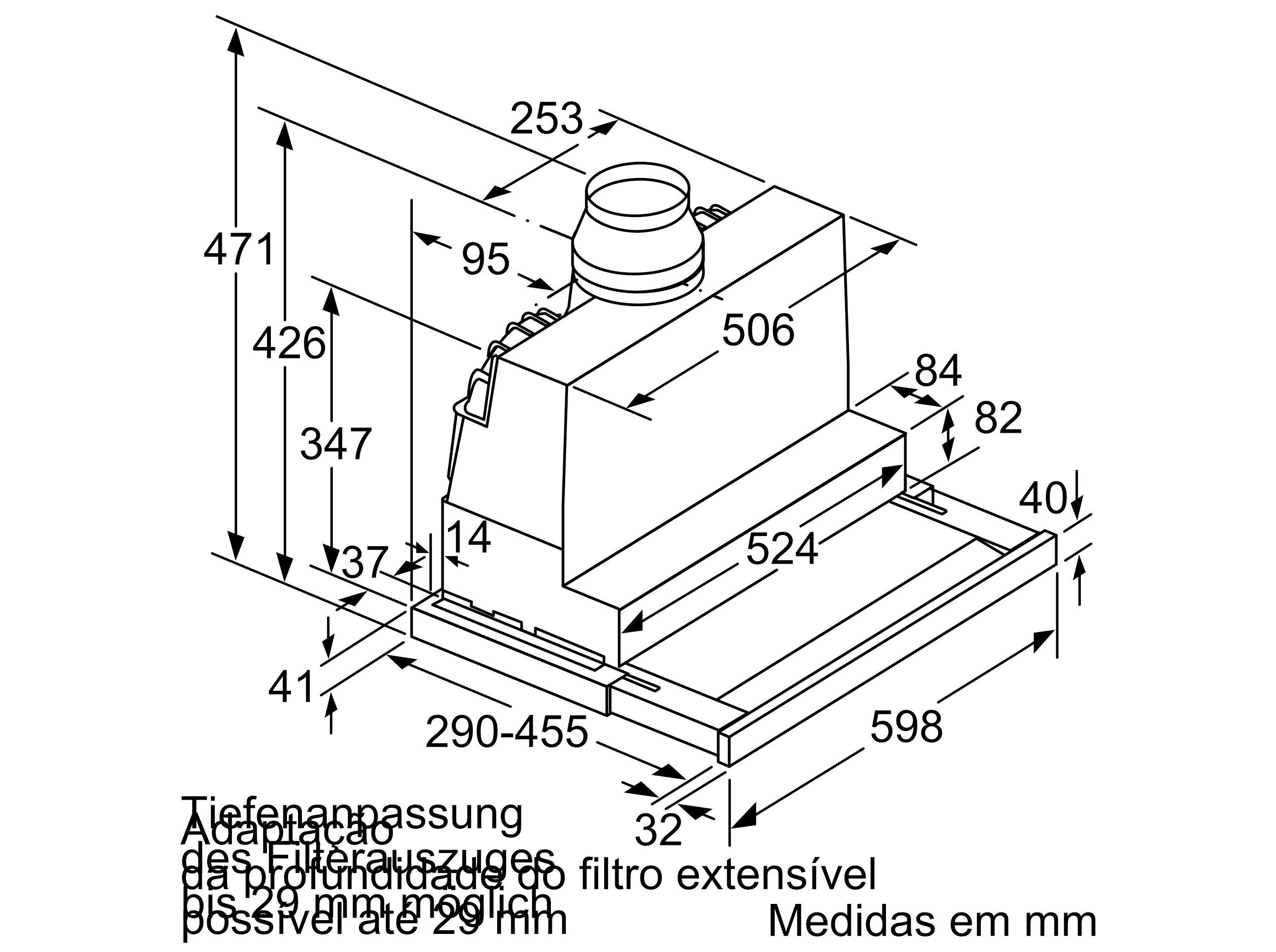 EXAUSTOR DE ENCASTRE BOSCH DFS067K51 S&Eacute;RIE 8 A 717 M3/H image number 4