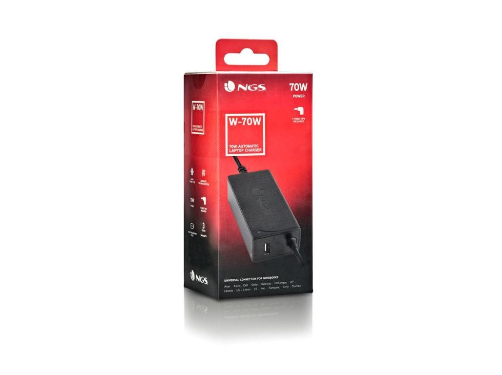 CARREGADOR UNIVERSAL NGS W-70W image number 3