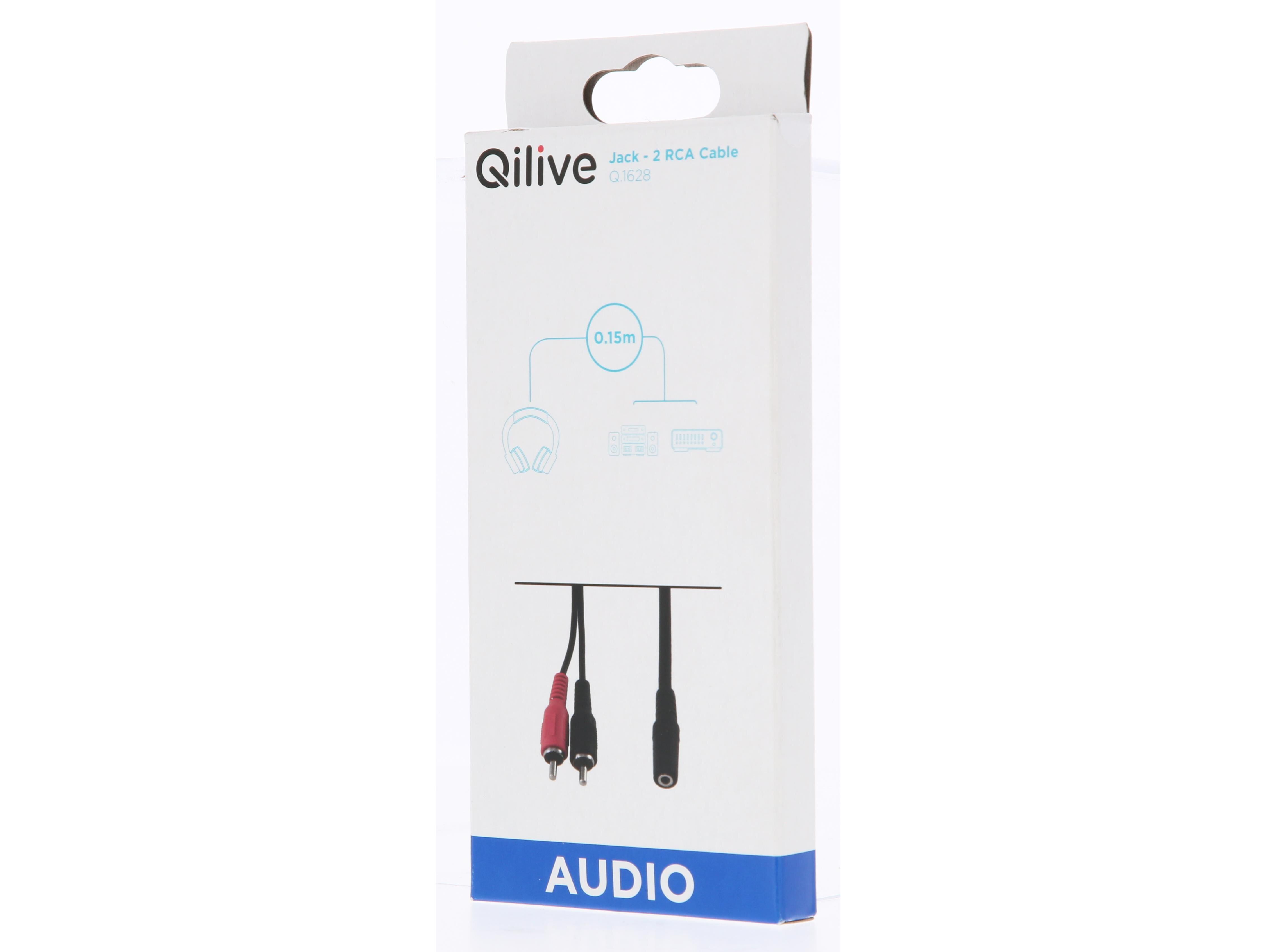 ADAPTADOR QILIVE G4217931 2 RCA M-JACK 35MM F image number 0